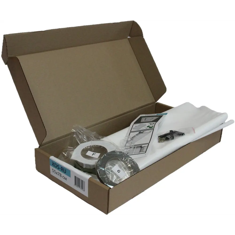 87506751 Оклад для окна пароизоляционный XDS-RU 55x98 см внутренний белый STLM-0901361 Fakro  - Вид №1