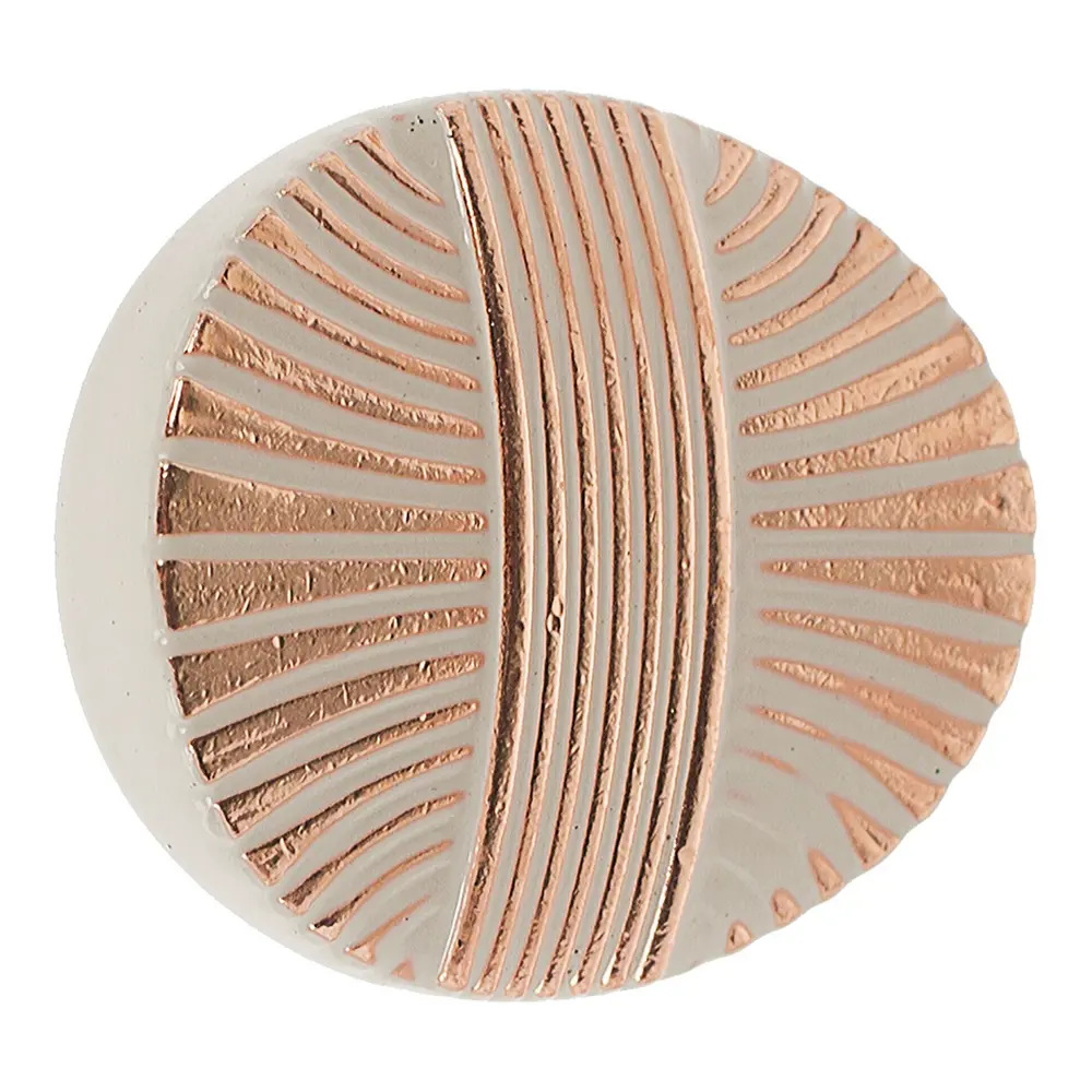 Мебельная ручка-кнопка Jet белое золото STLM-2100230