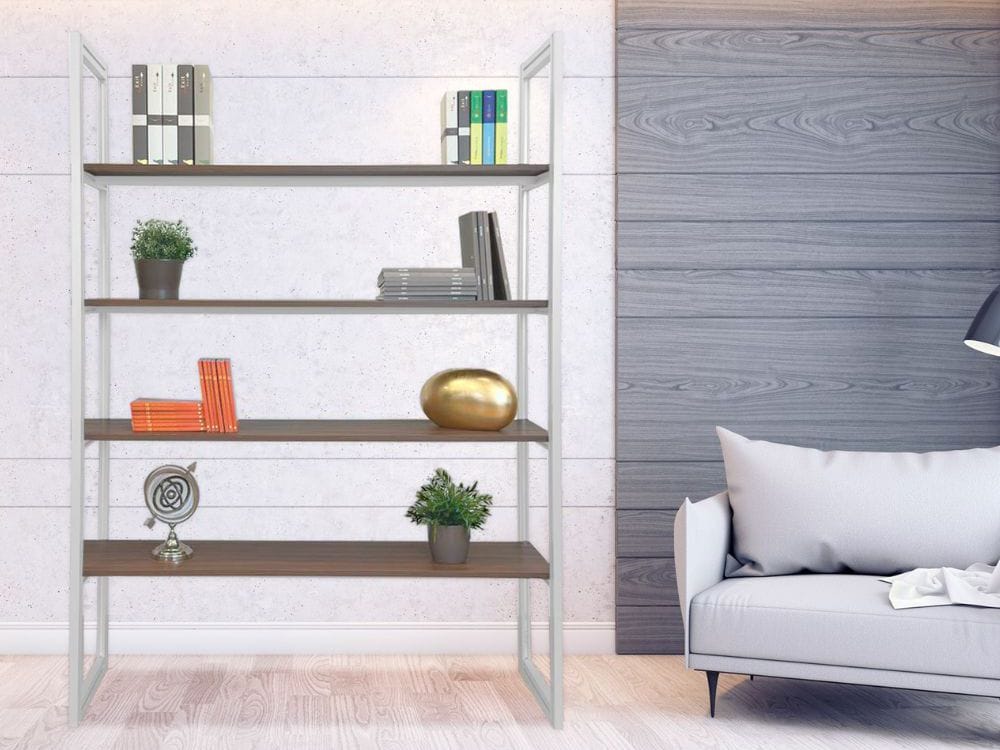 Самонесущий модульный офисный книжный шкаф из алюминия и дерева STUDIO T Ecodesign ARCH-00086315 - Вид №6