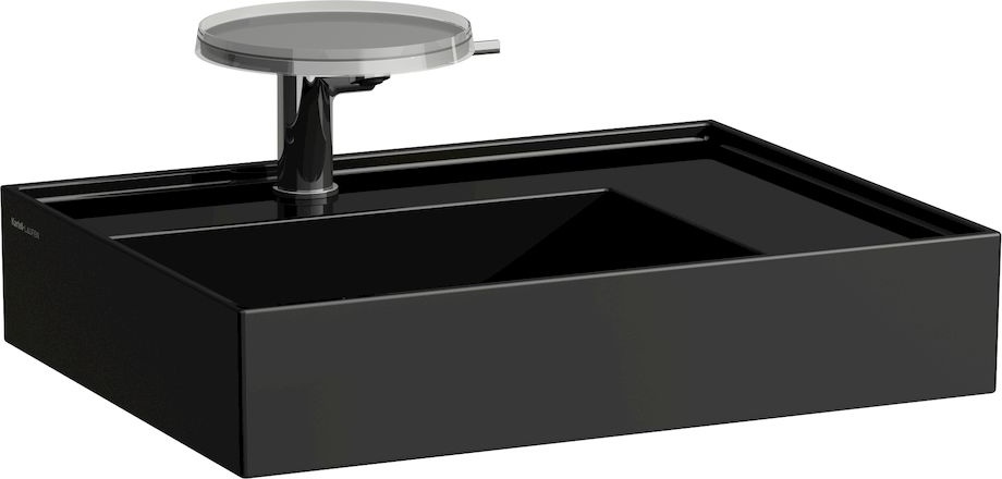 H8103340201581 Раковина с полочкой справа, со специальным скрытым сливом LAUFEN PRO - Вид №15