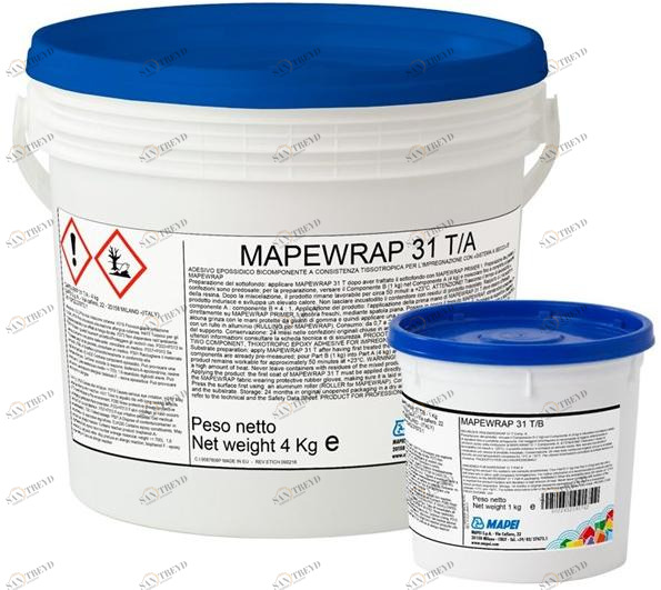 MAPEI Тиксотропный эпоксидный клей Rinforzo di strutture in calcestruzzo e acciaio sun-id-1495319