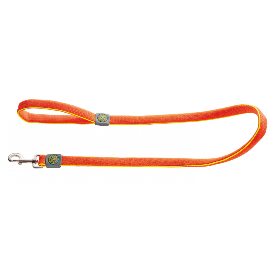 ПР0046644 Поводок для собак Maui 25/120 сетчатый текстиль оранжевый HUNTER 