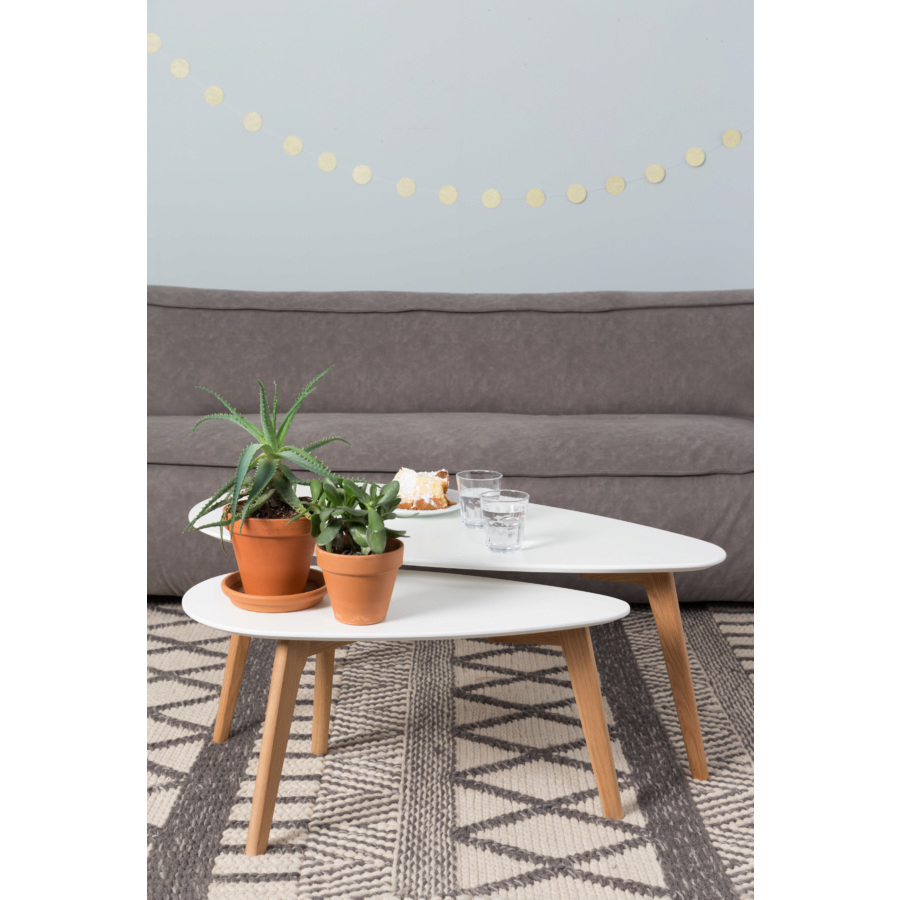 Набор столиков Drop, 2 шт White Label Living 2300068 - Вид №2