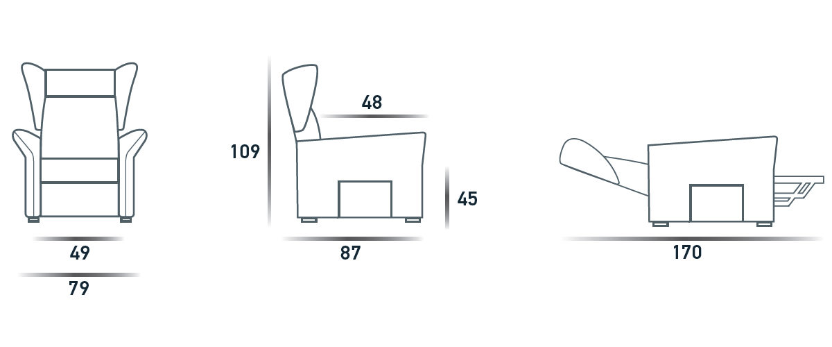 Кресло-Подъемник Lift-Relax 1 Motore  Spaziorelaxitalia  Amalfi Amalfi Lift-Relax 1 Motore  - Вид №4