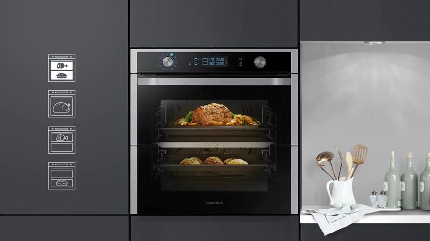 Samsung Home Appliances Двойная электрическая многофункциональная духовка класса а +  Nv75n7677rs  - Вид №11