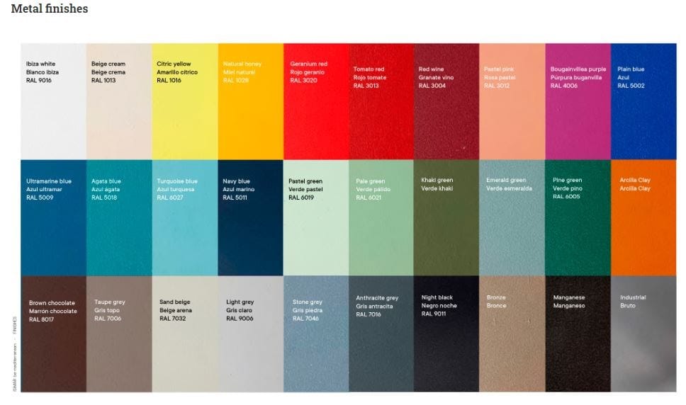 Стальной высокий садовый стул iSimar ARCH-00024042 - Вид №9