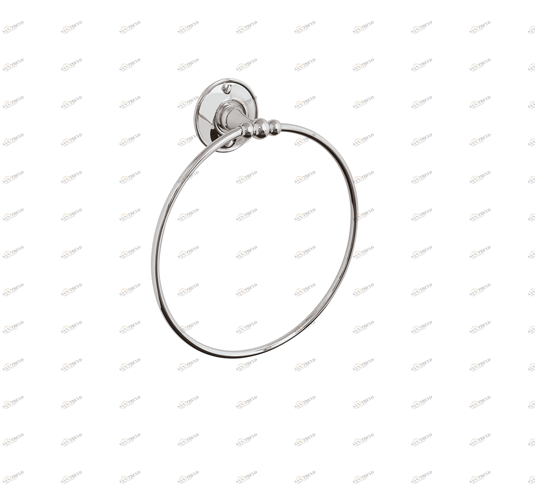 Gentry Home Настенный керамический подстаканник Kent Хром GH100169