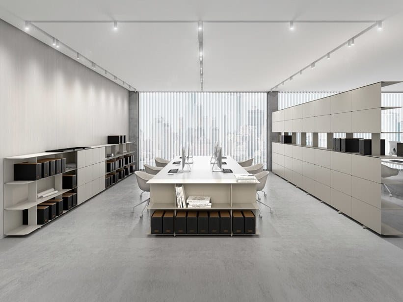 Прессованный алюминиевый офисный книжный шкаф Systemtronic ARCH-00077374 - Вид №3