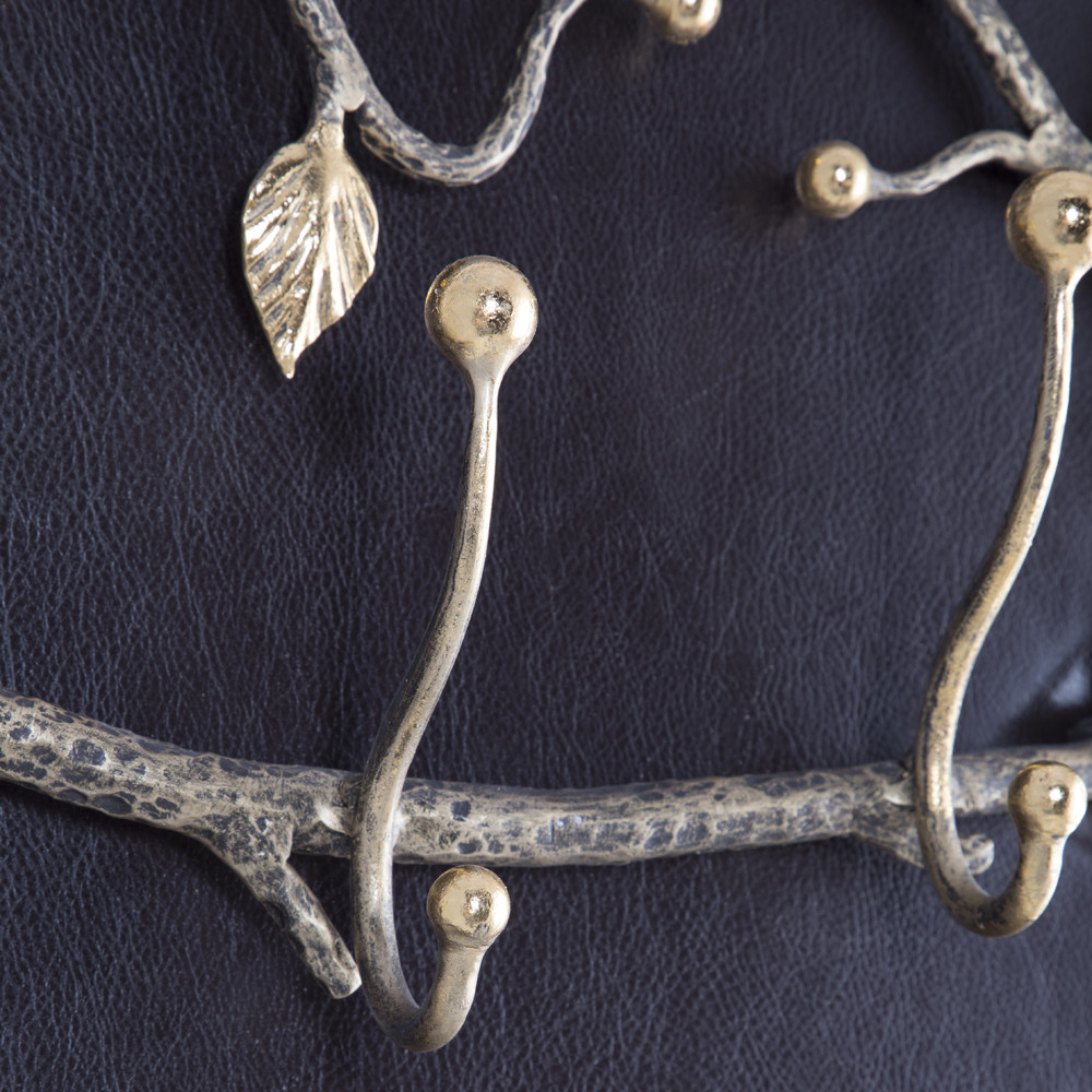 15011 Вешалка настенная Терра (с зеркалом) Каштан Амбер BOGACHO 4627196590427 - Вид №3