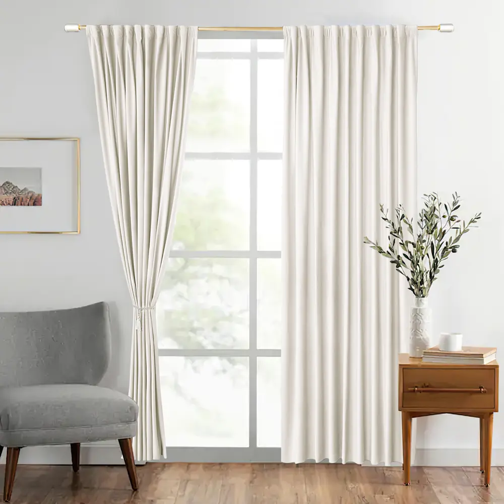 Santreyd Velvet Экрю - бархатная ткань для штор 280 см 89353517 STLM-1339886 - Вид №2