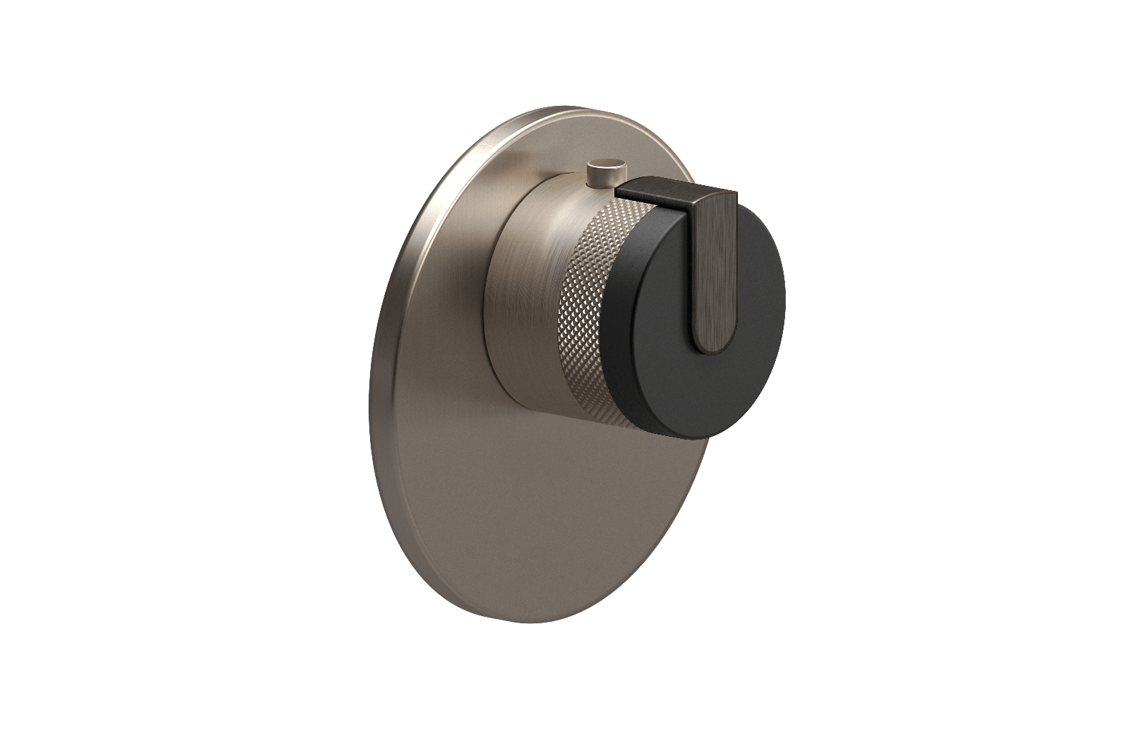 E-8027-R1MBKE-L1BOX-BNi-T Термостатический переключатель 3/4-Внешняя часть GRAFF MOD+