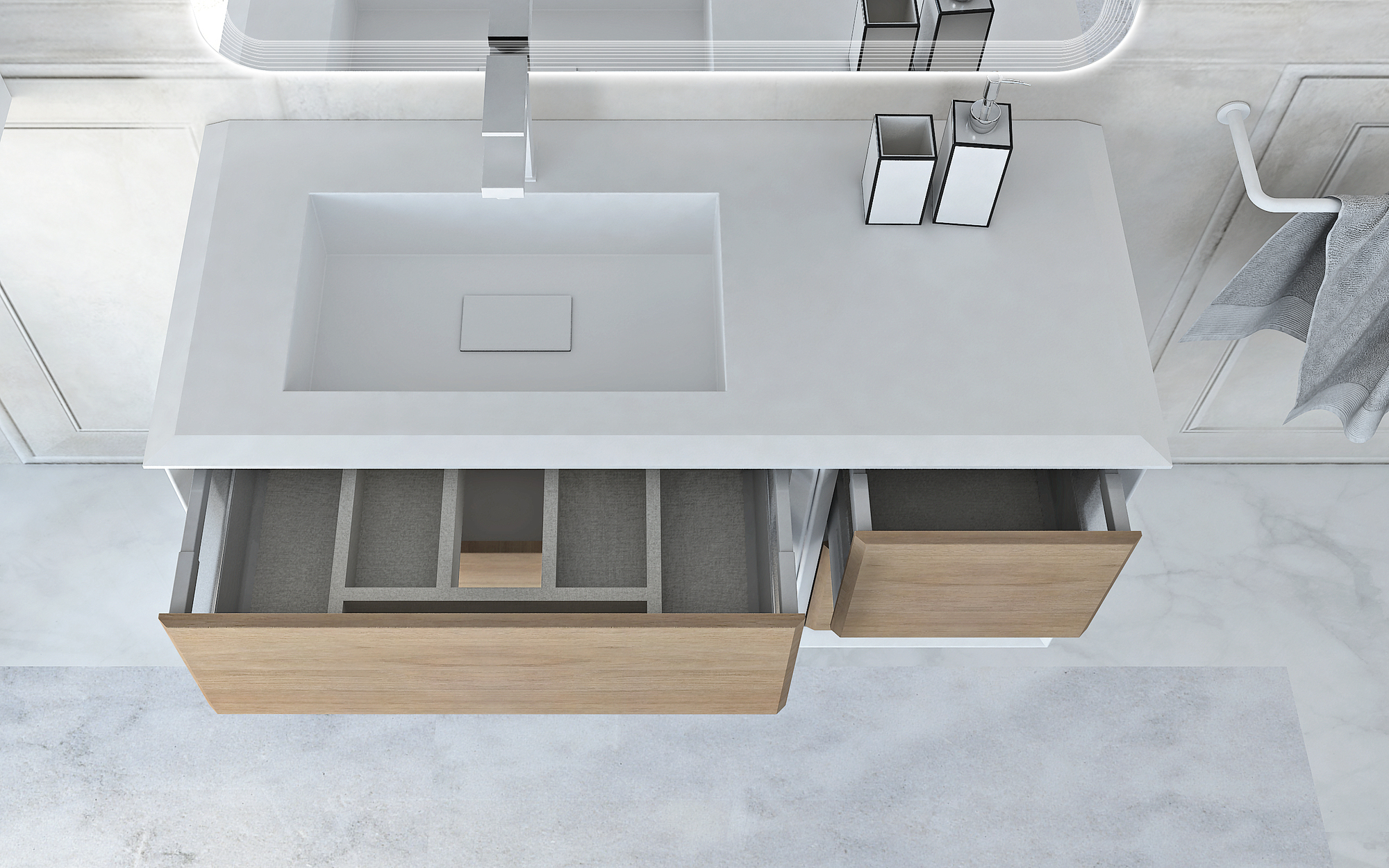 Мебель для ванной CEZARES BELLAGIO 105 Rovere Tabacco - Вид №5