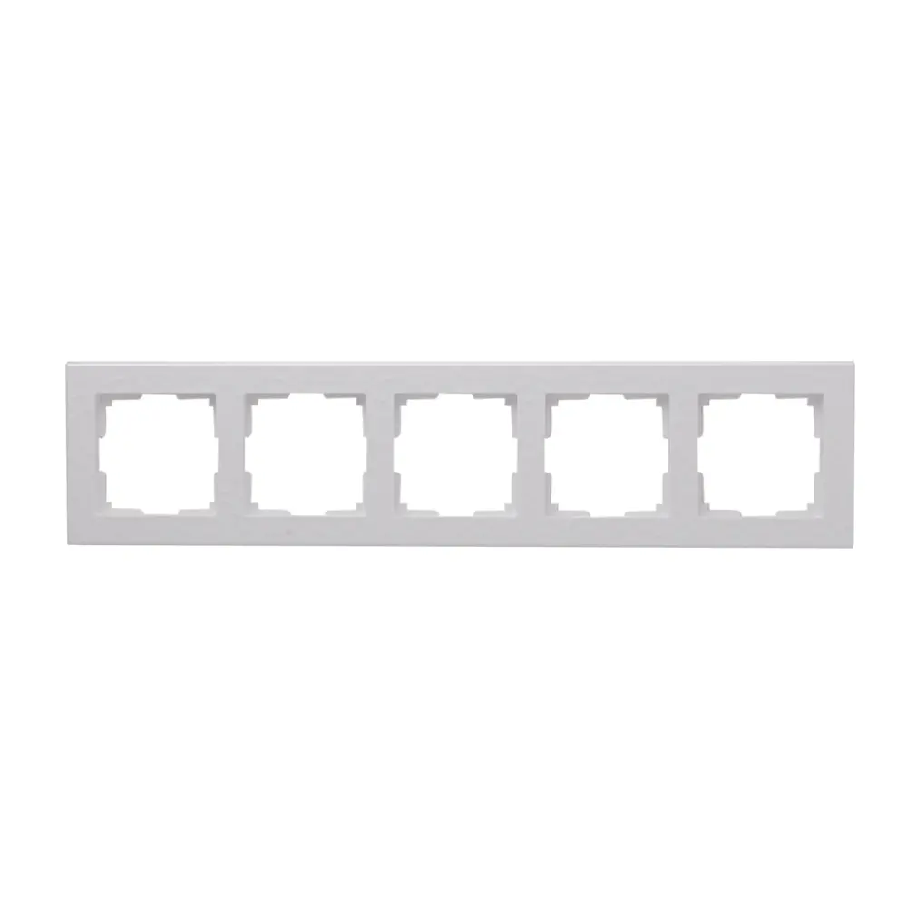 Рамка для розеток и выключателей Werkel Hammer W0052401 5 постов цвет белый STLM-2095778