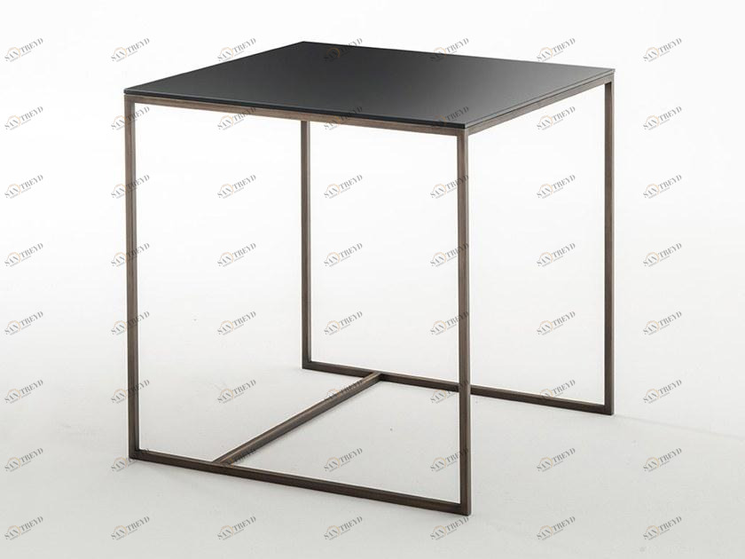 OAK Низкий металлический журнальный столик Milano collection Sc5088