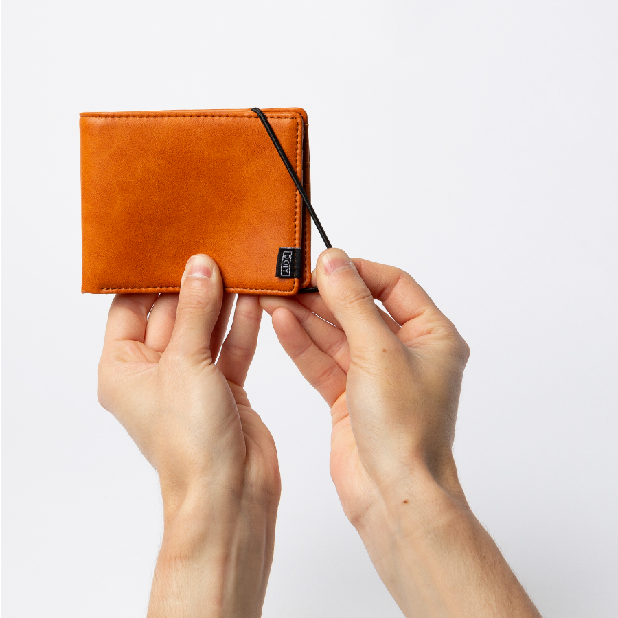 DYHONWABR Бумажник honom, коричневый Doiy  - Вид №4