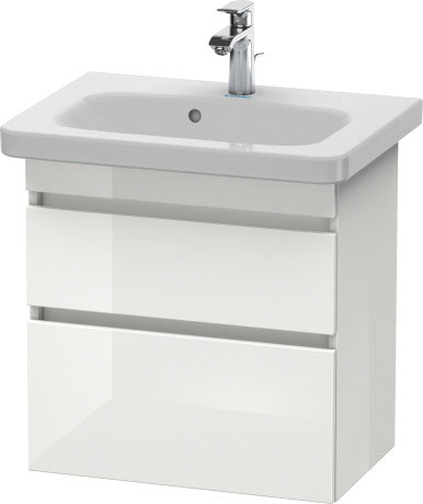 DS647903131 Тумбочка подвесная компакт DuraStyle #DS6479 580 x 368 мм Сосна серебристая, декор Duravit - Вид №1