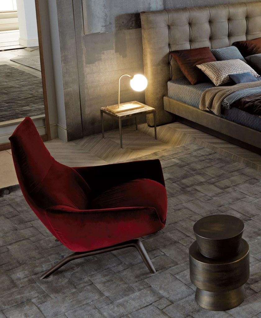 MisuraEmme Мягкое бархатное кресло с подлокотниками Atelier sun-id-1502205 - Вид №12