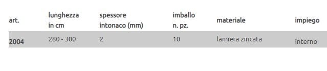 Профиль защитного выступа EDILFERRO TRAVEST ART. 2004 ARCH-00047706 - Вид №2