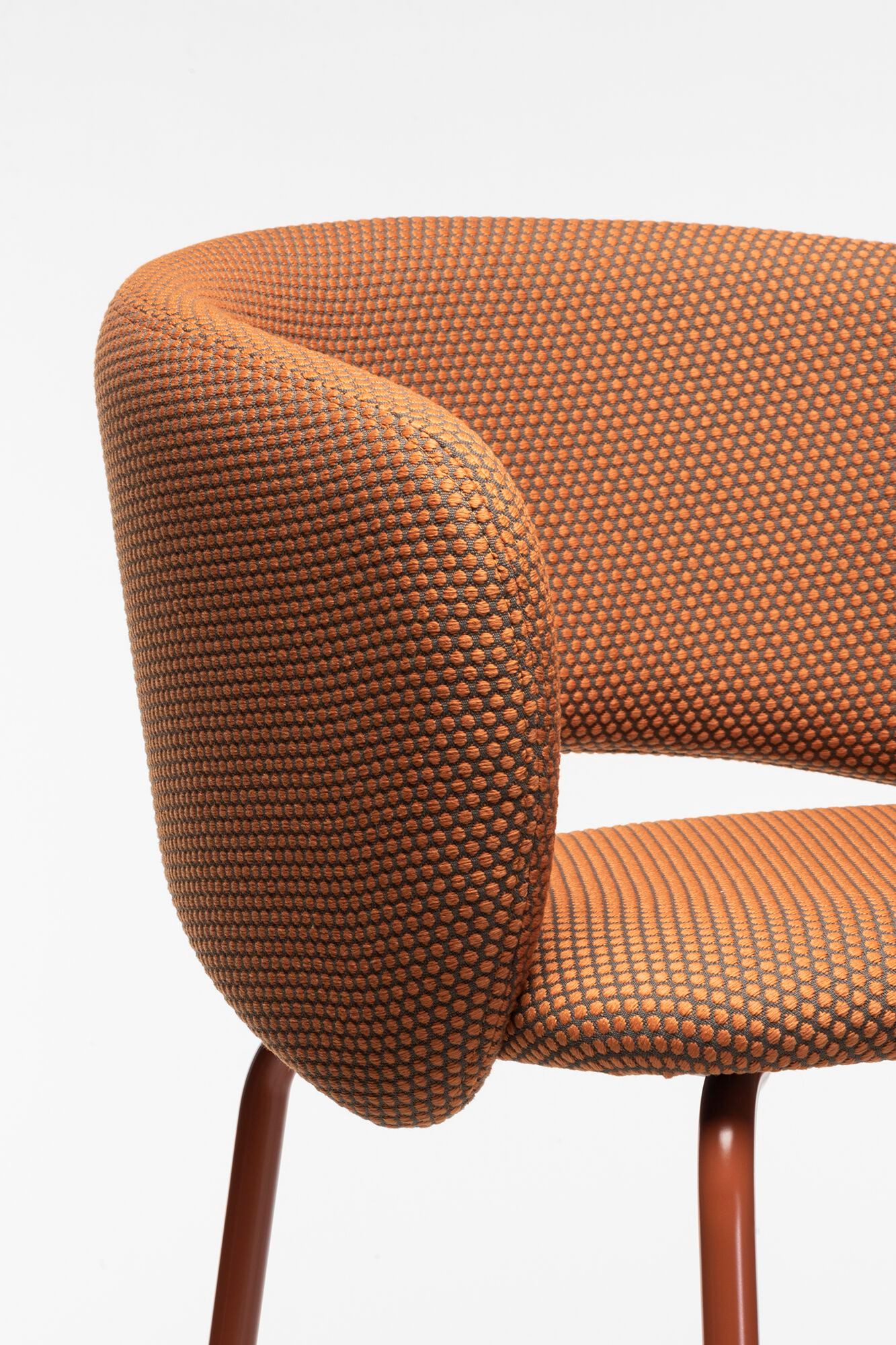 Высокий тканевый стул с подлокотниками и спинкой CHAIRS & MORE Bel ARCH-00083832 - Вид №17
