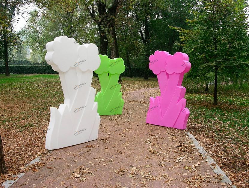 SLIDE Светящаяся перегородка для сада из полиэтилена sun-id-1457750