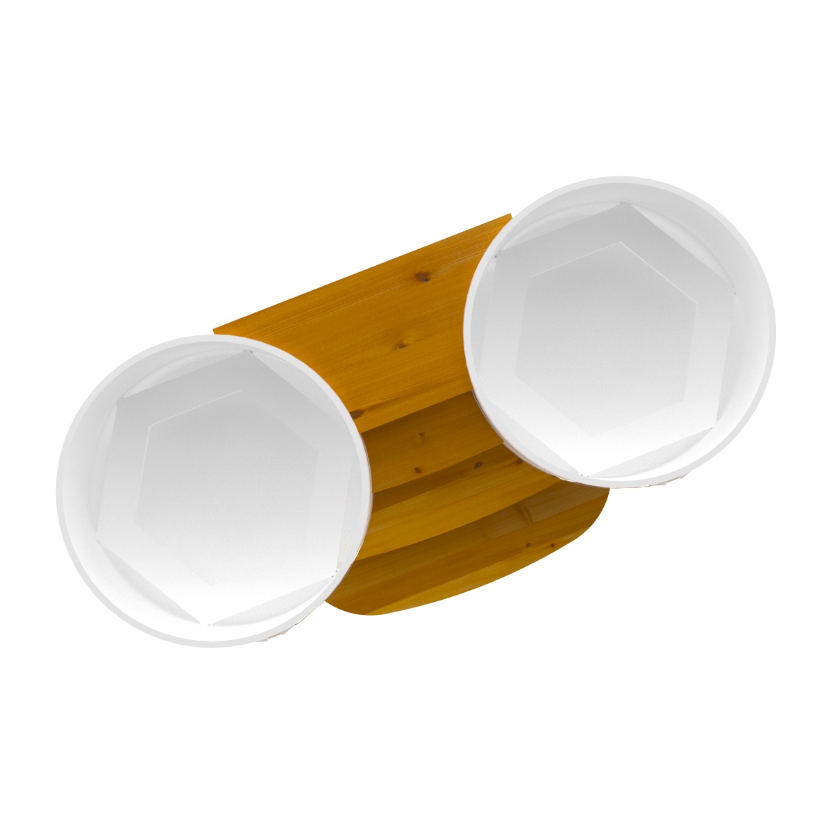 2342 Подиум на 2 купели D 1,5 Рустик натуральный Alyarus  - Вид №2