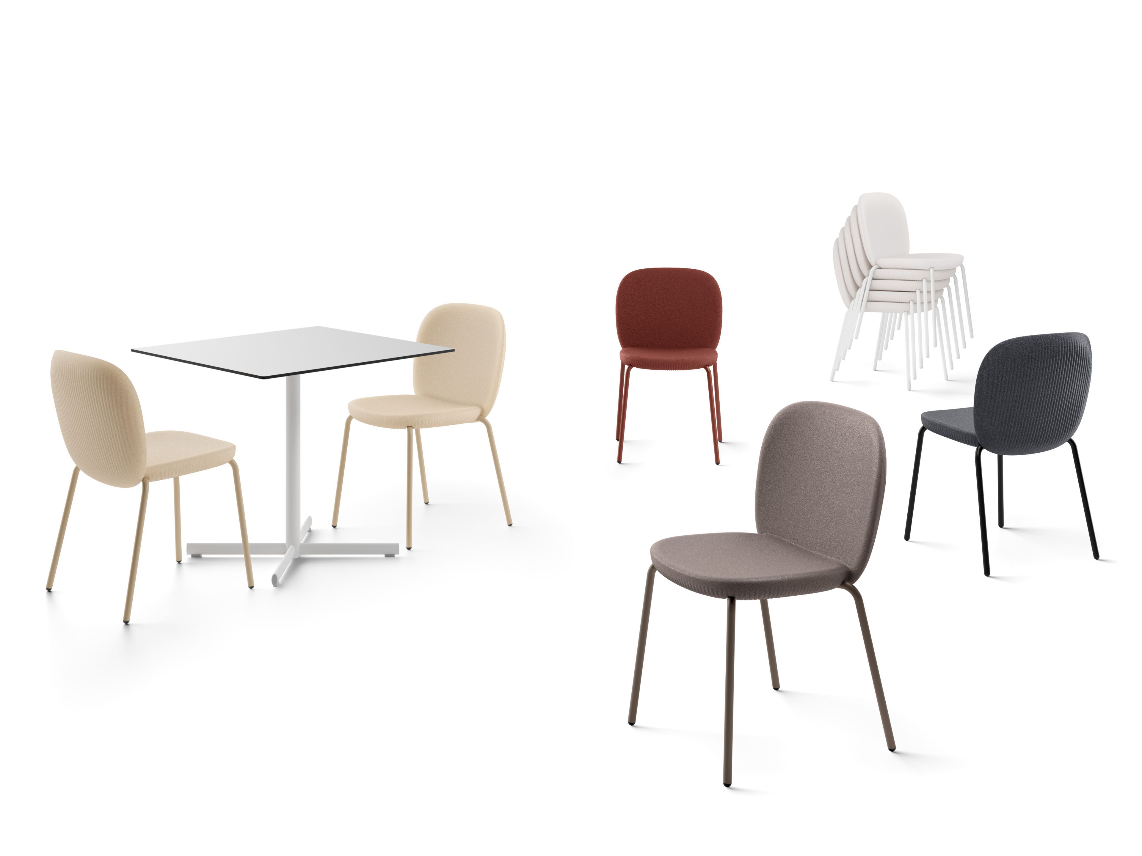 Штабелируемый стул из полиэтилена PLUST Fade ARCH-00095322 - Вид №10