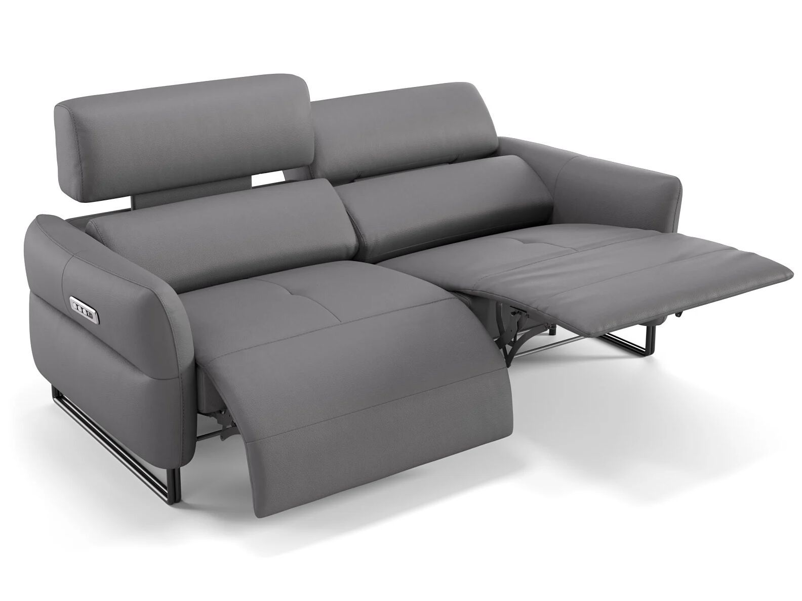 3-местный кожаный диван Sofanella Luna ARCH-00152262