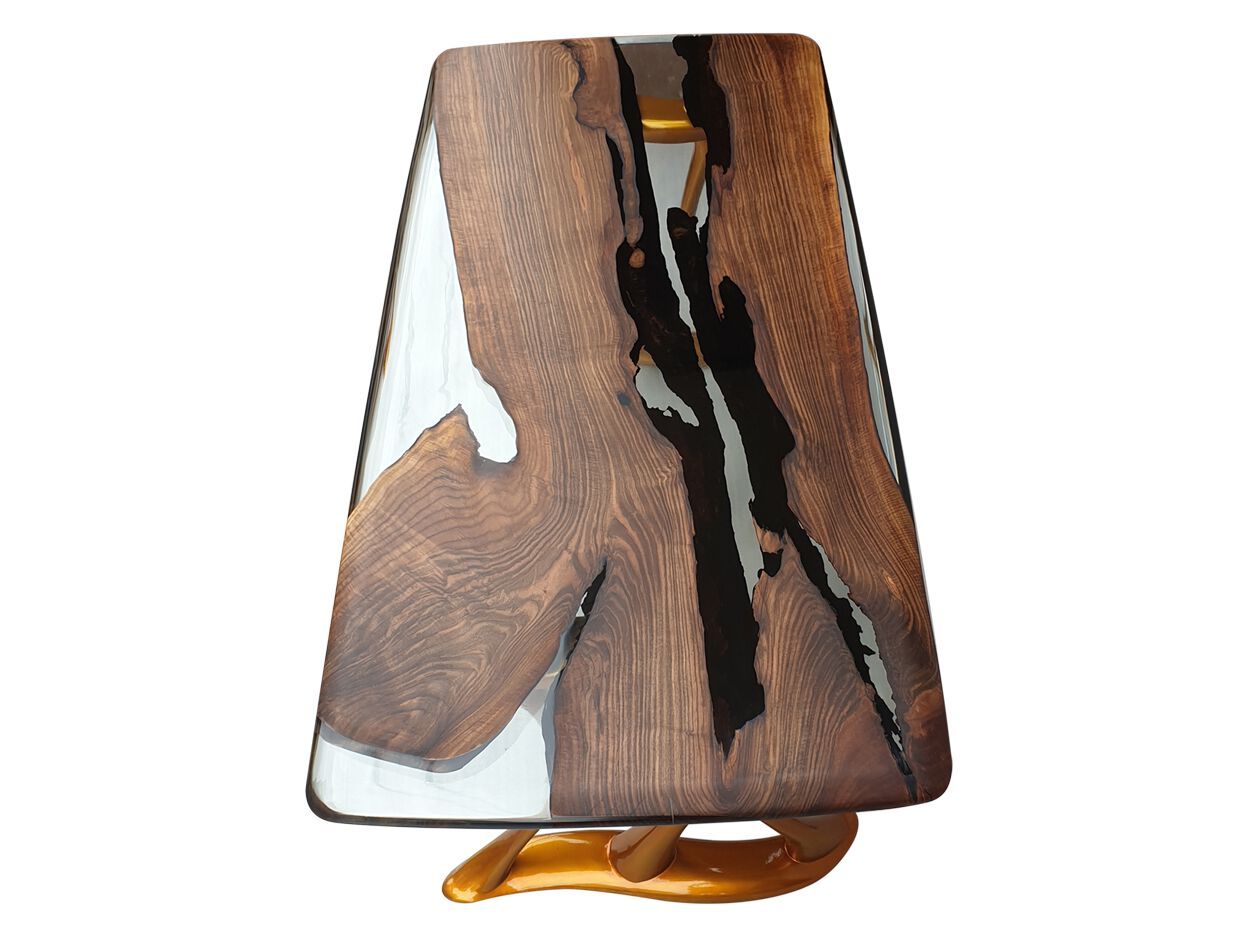 Прямоугольный стол из смолы и орехового дерева Legnor LEG2408798 ARCH-00132707 - Вид №4