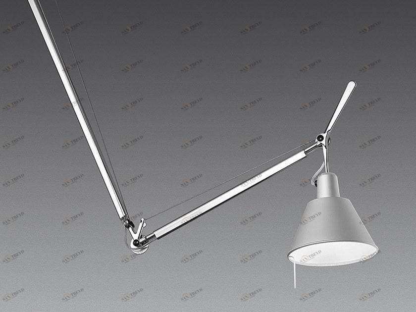 Artemide Регулируемый подвесной светильник из алюминия Tolomeo 0371050a