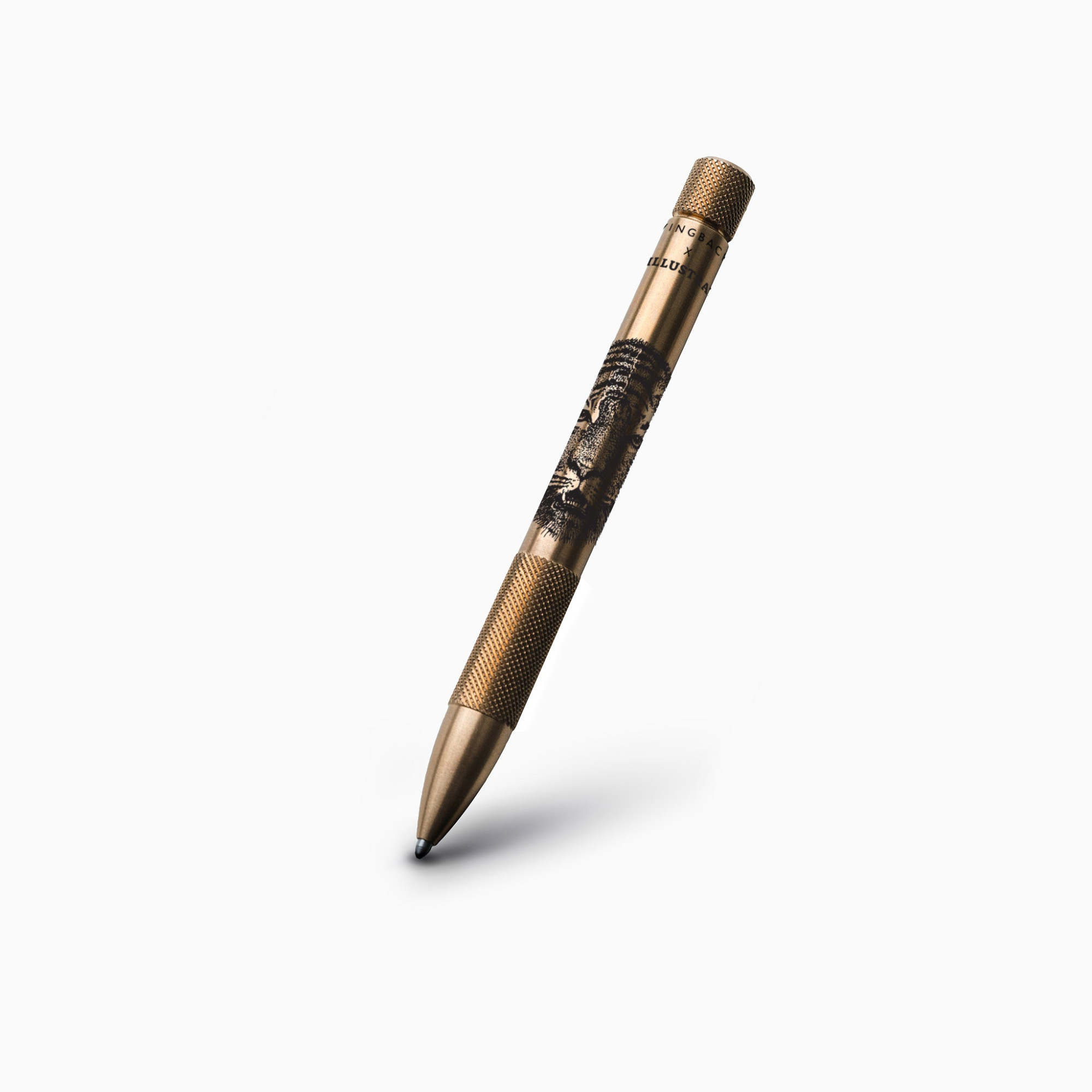 W204BRA-5AM X 5AM Иллюстрация — Механическая ручка — Латунь Wingback 