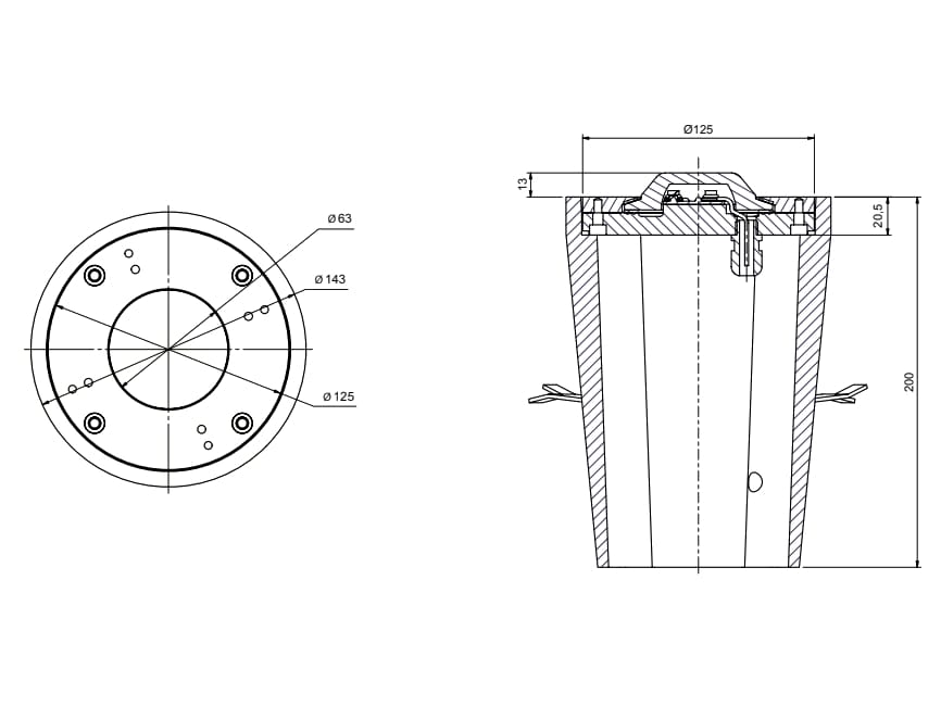 Квадратный состав вертолетных сигнальщиков LUXSOLAR LXS-PRT-H-Q ARCH-00129142 - Вид №6