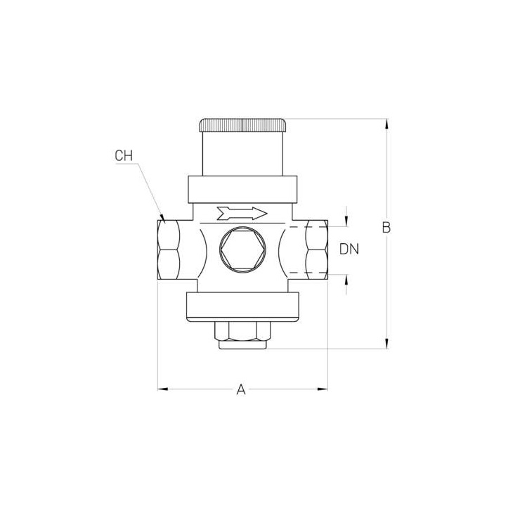 CIMBERIO CIM 1020 Редуктор давления латунный CIM 1020  - Вид №1