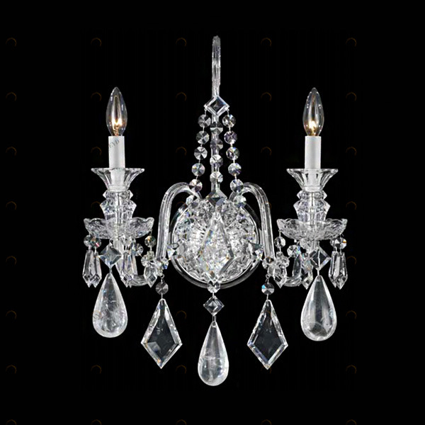 Бра 5502 AM от Schonbek SCHONBEK СВЕЧА 245351 Прозрачный;серебро 