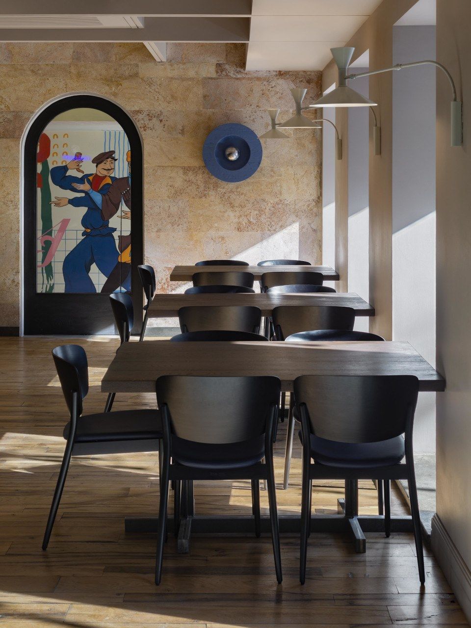 Деревянный штабелируемый стул с мягким сиденьем TON VALENCIA 313 382 ARCH-00146065 - Вид №9