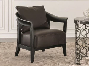 Longhi Кожаное кресло с подлокотниками Loveluxe 2016 – vanity collection X 690