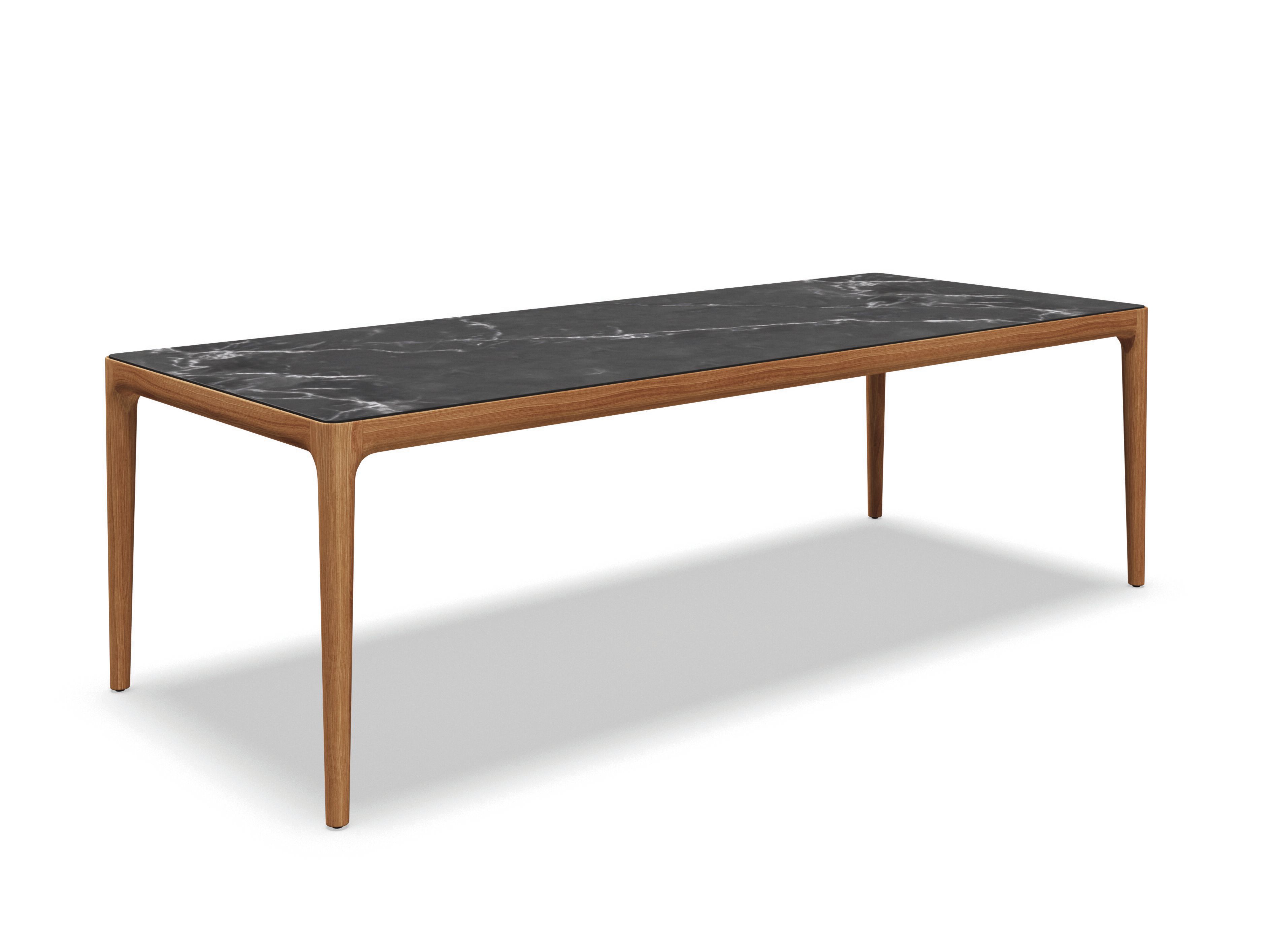 Прямоугольный садовый стол с керамической столешницей Gloster ARCH-00087950 - Вид №1