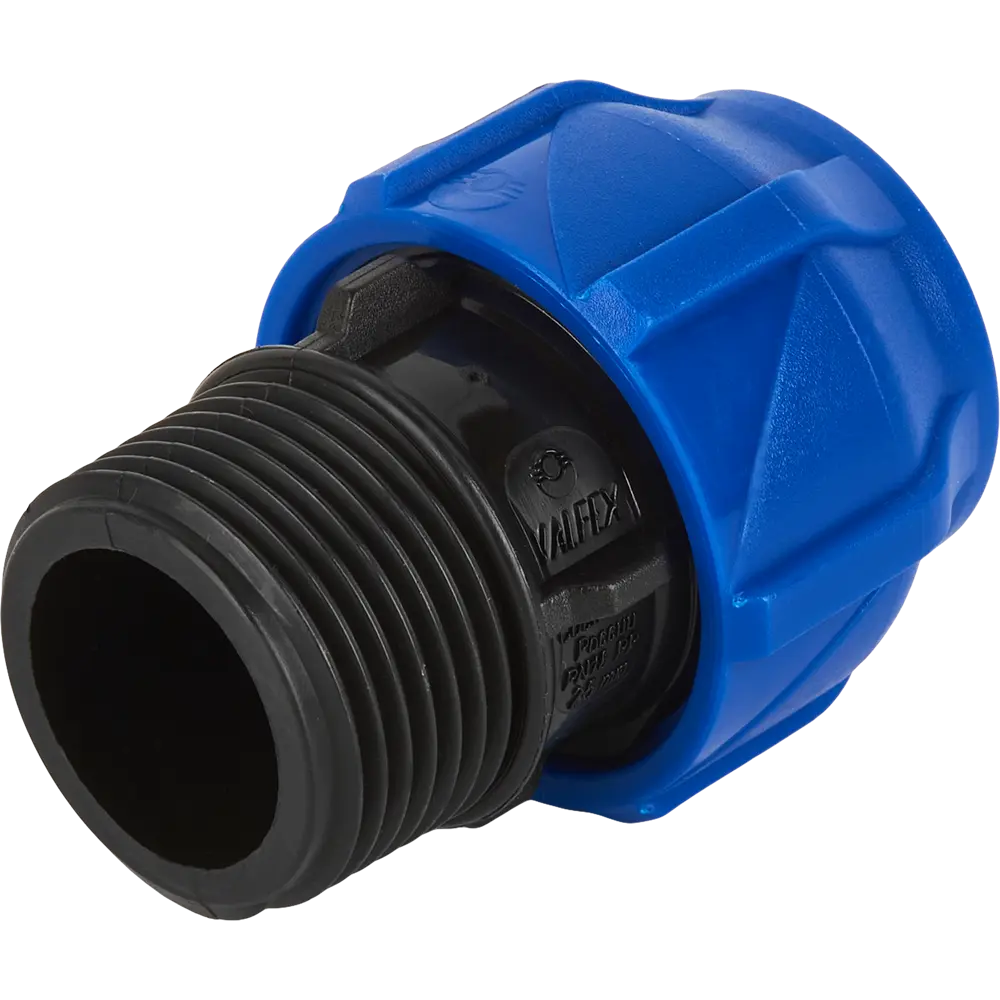 Муфта комбинированная ПНД Valfex 1"x25 мм НР 121001125100 STLM-2053169 - Вид №1