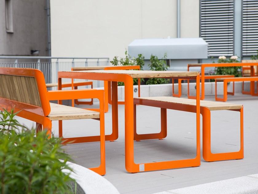 VESTRE Скамья из стали и дерева без спинки Air sun-id-1420213 - Вид №3