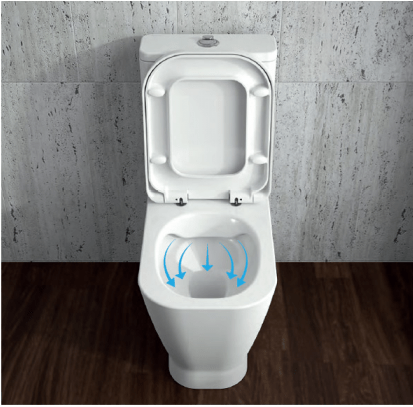 134024004 Компакт унитаз с бачком Белый Sanindusa Look Португалия - Вид №2