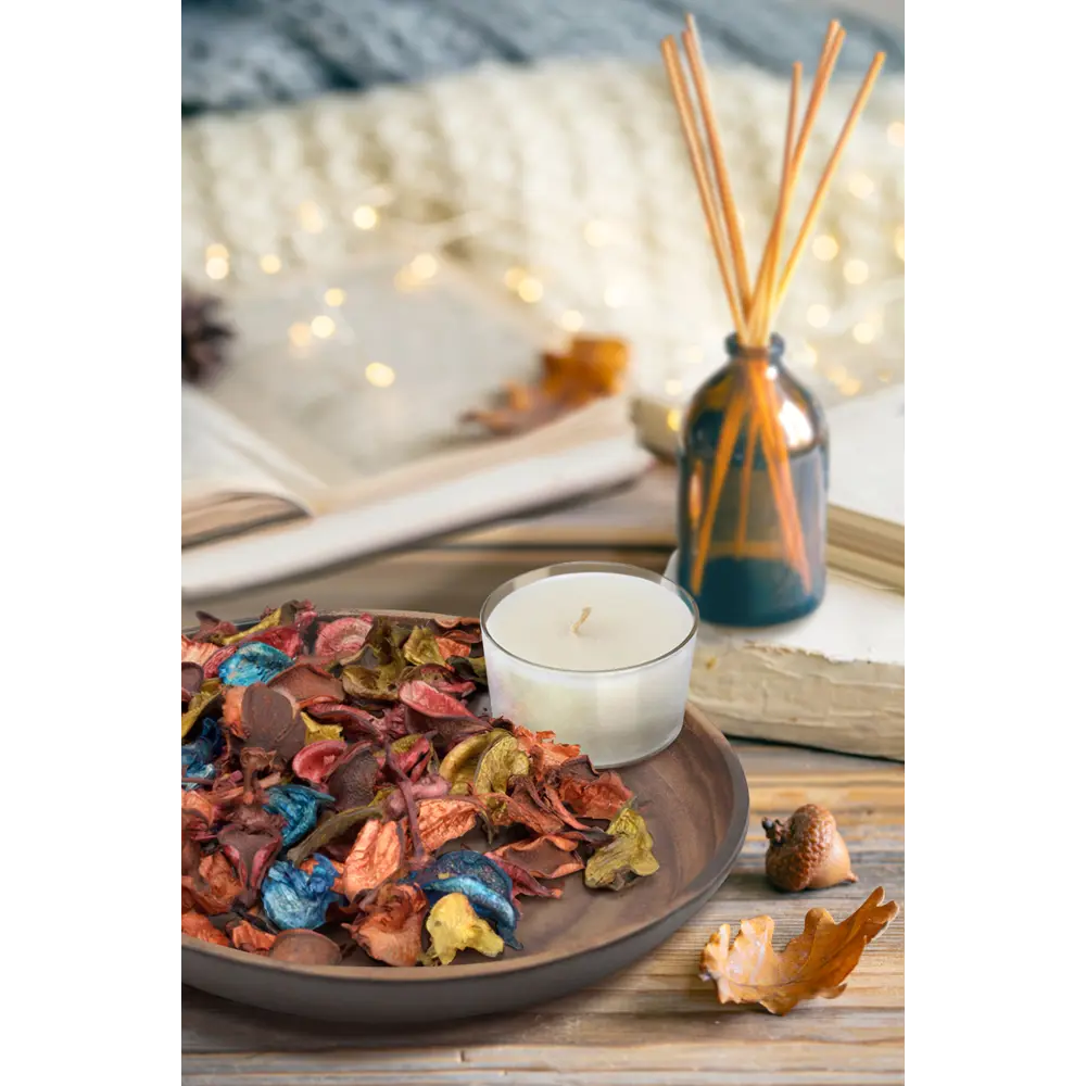 89348724 Свеча чайная ароматизированная с саше Ваниль бежевая 3.3 см STLM-0824398 HORIZON CANDLES  - Вид №3