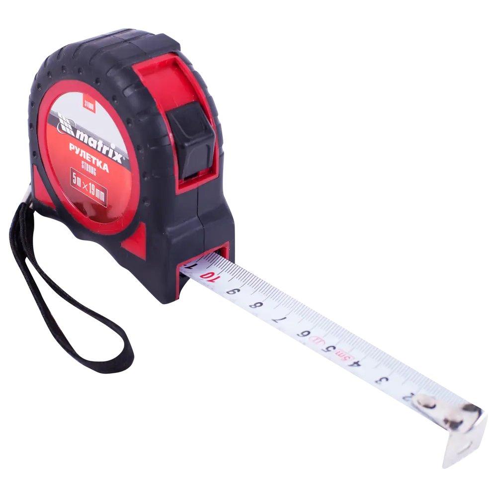 Рулетка измерительная MATRIX Strong с автостопом 5 метров 82130683 STLM-1579951