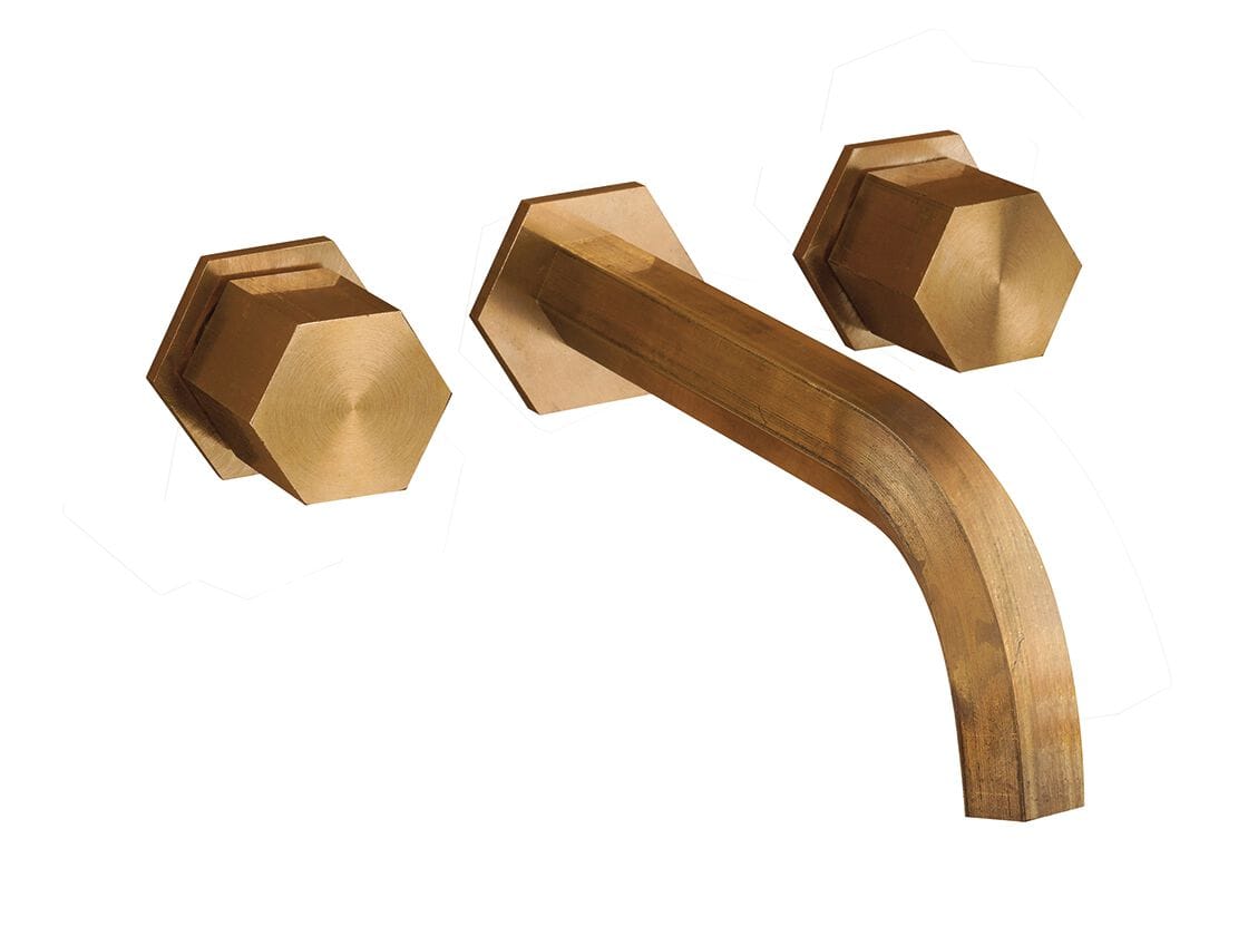 Настенный смеситель для раковины с 3 отверстиями Mamoli Hexagonal ARCH-00121351