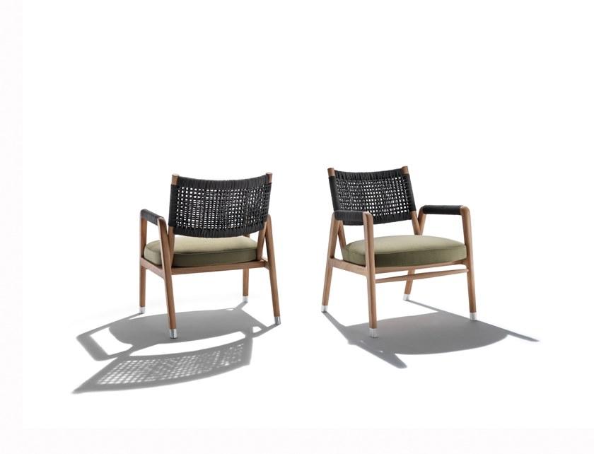 Flexform Кресло из ироко с подлокотниками Ortigia sun-id-1408385 - Вид №2