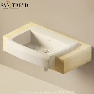 Flaminia UNA Консоль для раковины от 200 до 240 см светлый дуб UNA75M2.WL