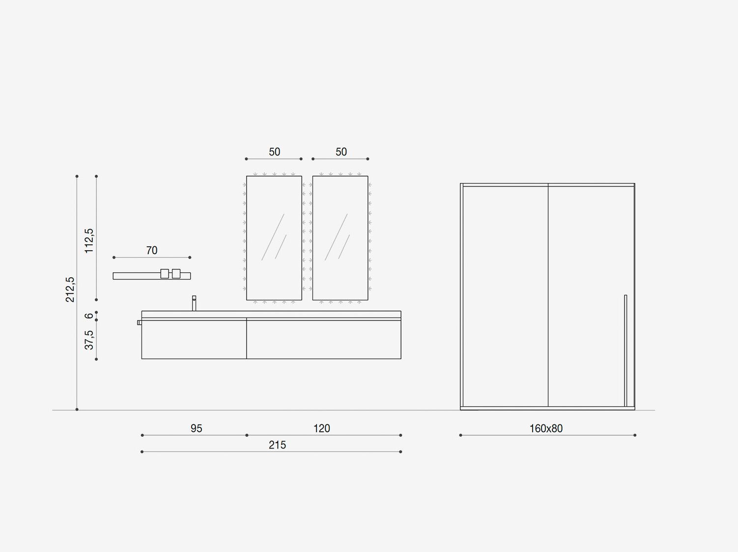 Модульная система ванной комнаты ARCOM ARCH-00005942 - Вид №2
