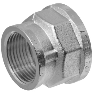 Муфта переходная MPF 1"×3/4" латунная никелированная для водоснабжения 89416010