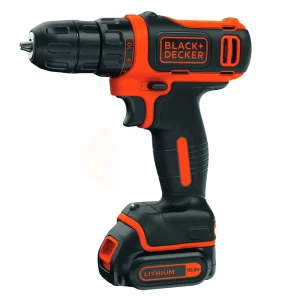 Дрель-шуруповерт аккумуляторная Black&Decker BDCDD12KBQW, 10.8 В Li-ion 2x1.5 Ач