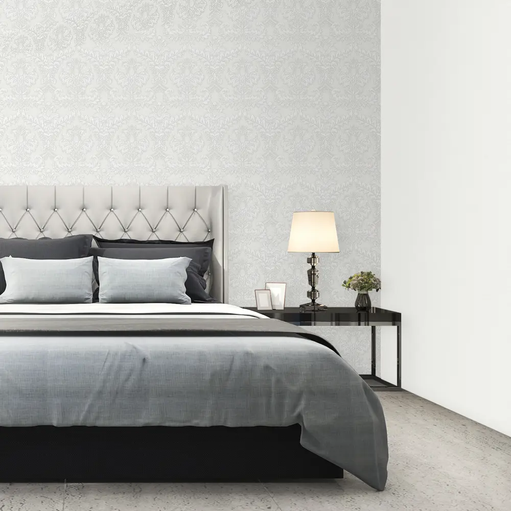 Обои флизелиновые Euro Decor Noble белые 1.06 м 7034-00 82377765 STLM-2068190 - Вид №3