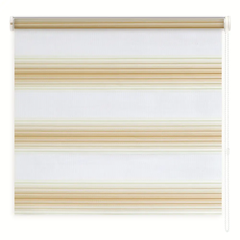 Штора рулонная день-ночь Palermo 200x250 см бежевая MIAMOZA Д/н Palermo STLM-2048517