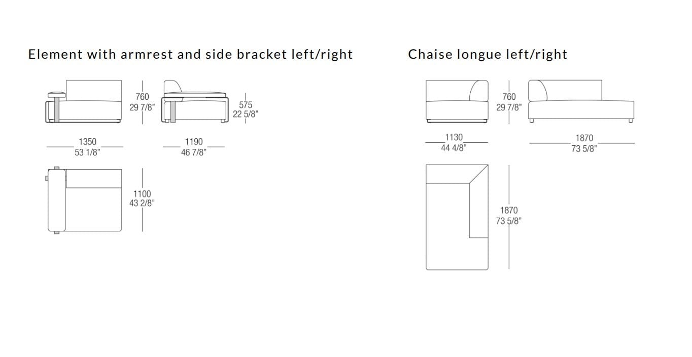 3-местный тканевый диван MisuraEmme CANNES ARCH-00004100 - Вид №7